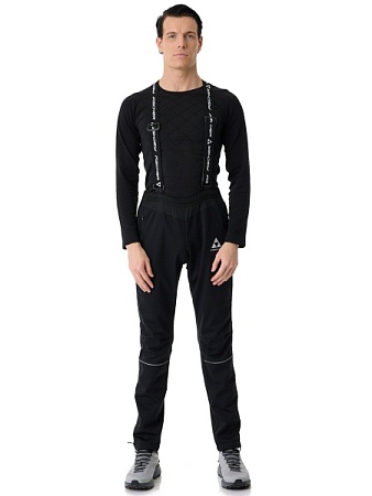 Тренировочные брюки FISCHER SOFTSHELL WARM M black