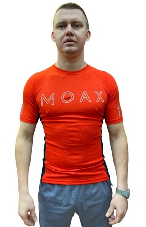 Термофутболка MOAX RACE SS M ярко-красный