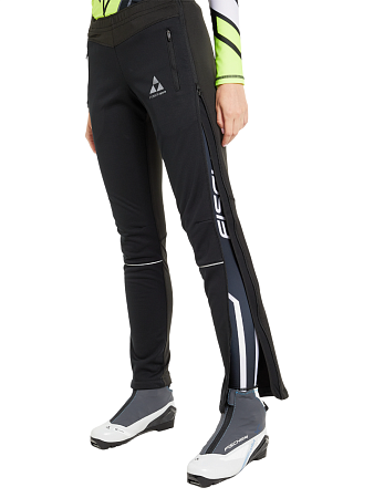 Тренировочные брюки FISCHER SOFTSHELL WARM W black