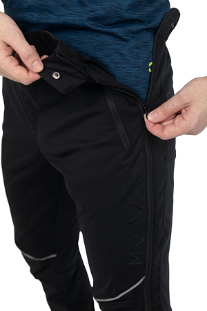 Тренировочные брюки MOAX SOLO FULL ZIP M чёрный